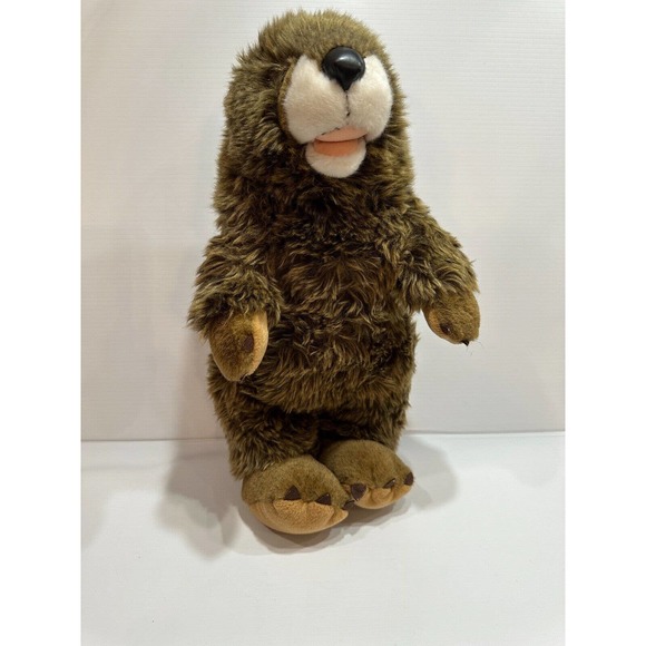 Build A Bear BAB Brown Groundhog Otter Plush Stuffed Animal Kids Toy - Picture 2 of 13